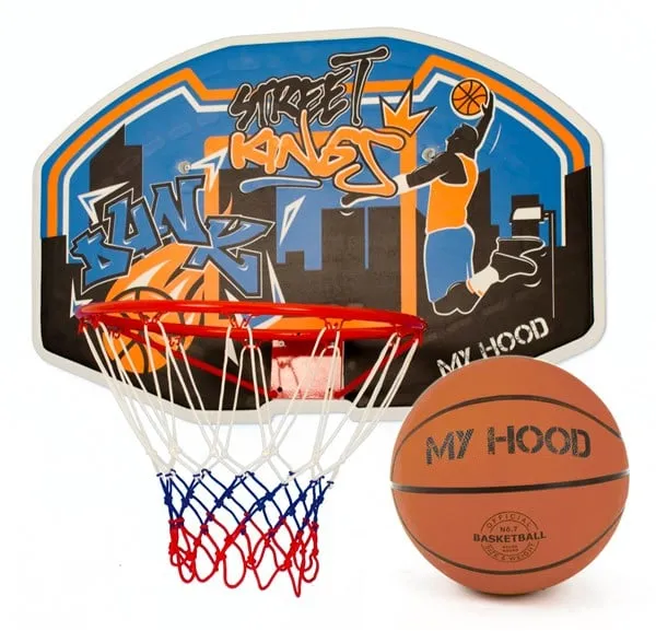 My Hood Basketkorg på platta med boll