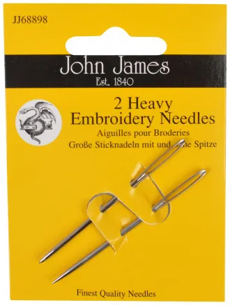 John James Broderinål Kraftig - 2 st