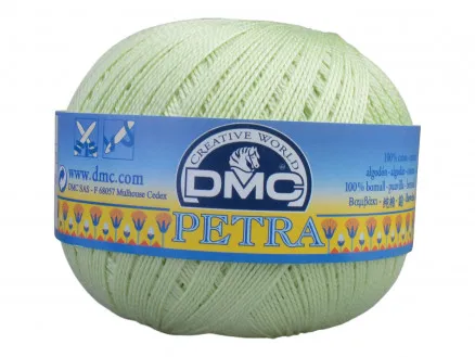 DMC Petra No. 8 Virkgarn Enfärgad 5772 Pistage