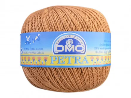 DMC Petra nr. 5 Virkgarn Enfärgad 5436 Karamell