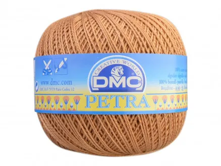 DMC Petra No. 8 Virkgarn Enfärgad 5436 Karamell