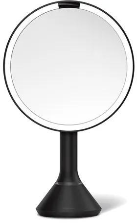 Simplehuman Sensor Spegel med touchkontroll, ljusstyrka och dubbel ljusinställning, svart