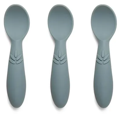 Nuuroo Ella silikonskedar 3-pack - Lead